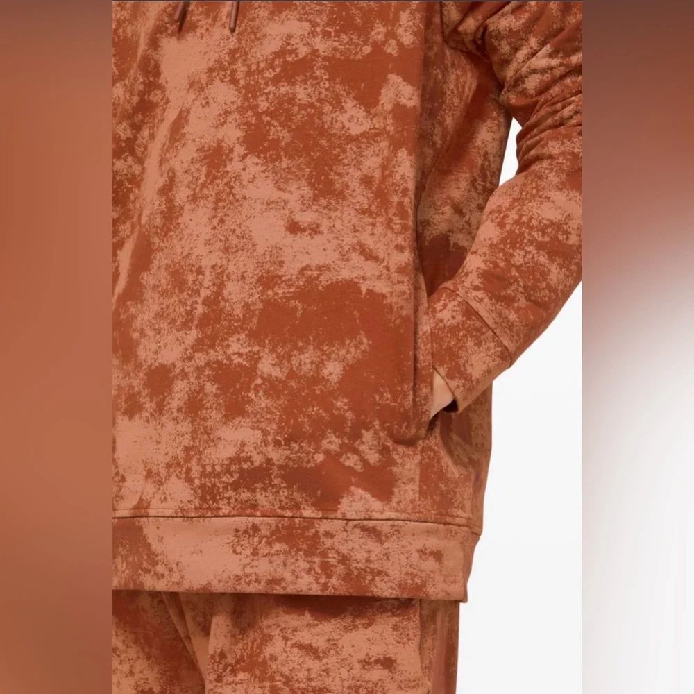 Lululemon City Sweat Pullover Hoodie Astral Dark Terracotta Desert Sun Medium - Picture 4 of 14